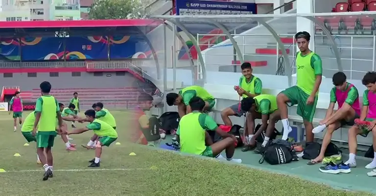 বাংলাদেশ অনূর্ধ্ব-২০ দলের অনুশীলন